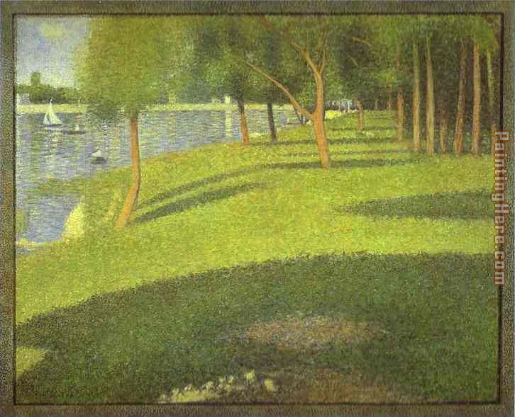 The Island of La Grande Jatte painting - Georges Seurat The Island of La Grande Jatte art painting